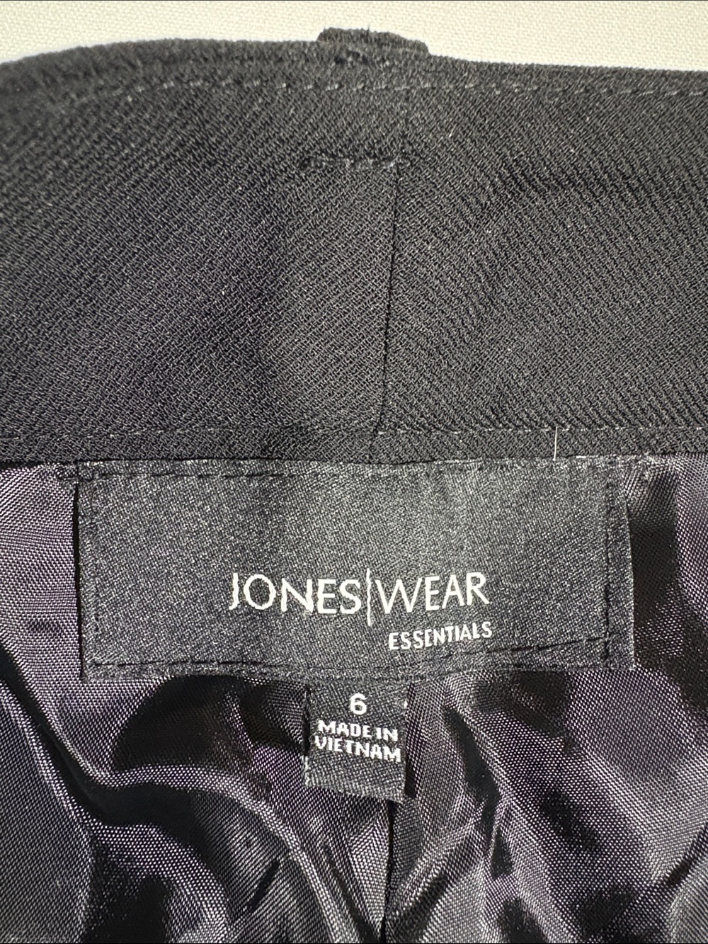 Jones Wear Women's Black Blazer & Pants, NNT Suit 8 pants 6 - Picture 16 of 16